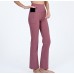 MAGNETIC NORTH WOMENS HIGH WAISTED POCKET FLARED PANTS