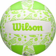 Wilson Stamp Volleyball (Green/White) - WV4007502XBOF