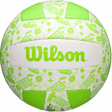 Wilson Stamp Volleyball (Green/White) - WV4007502XBOF
