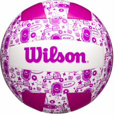 Wilson Stamp Volleyball (Purple/White) - WV4007503XBOF